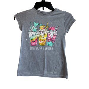 Girl Children Place 3 Frappe-y  Happy Graphic T Shirt Size 8